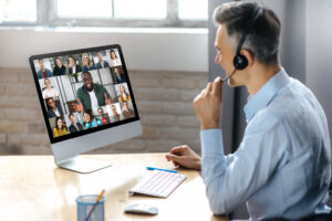 Employer video conference